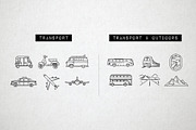 44 Travel Line Icons Pack, an Outline Icon by Hatch Design Workshop (Thumbnail 4 of 10)