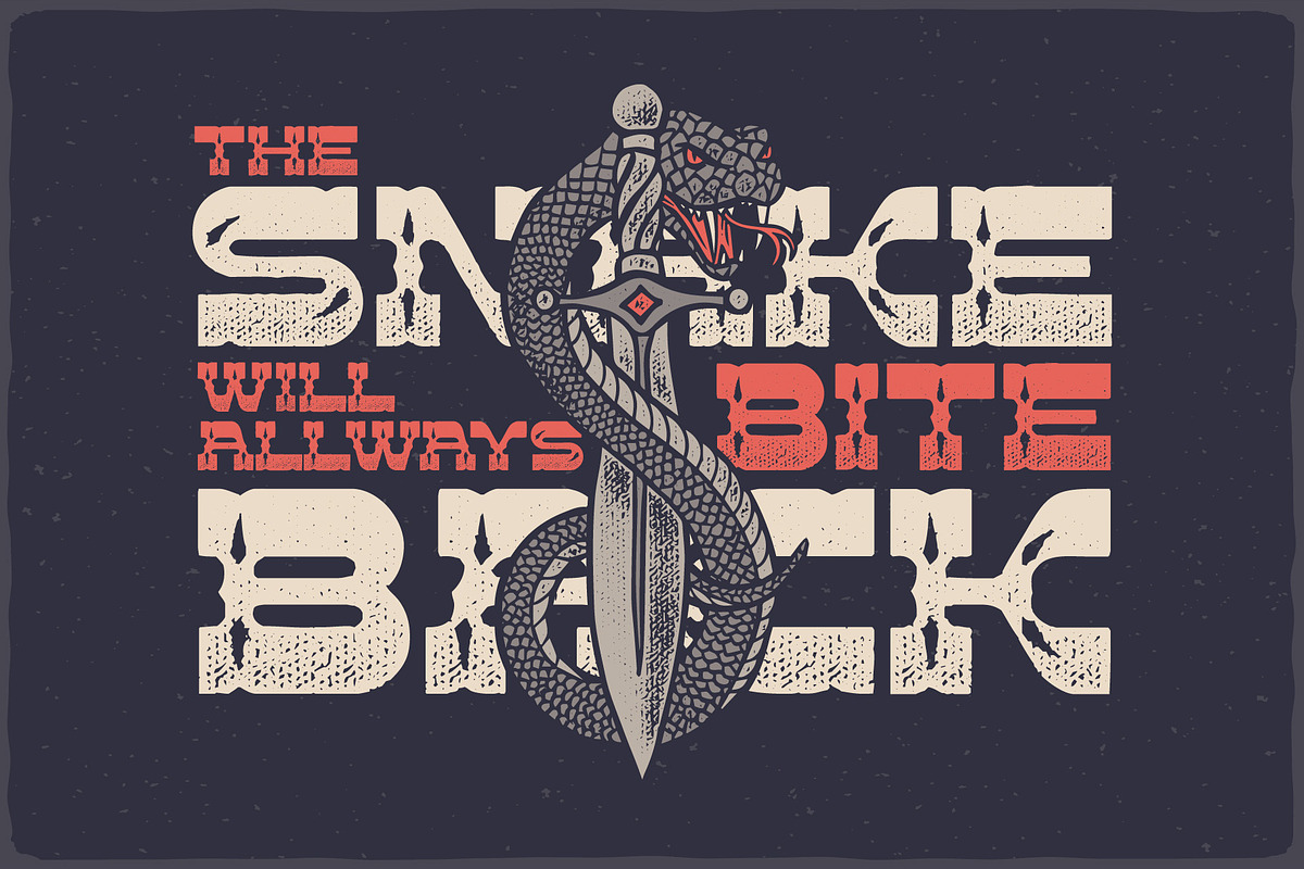 Dusky Rough - font and graphics, a Slab Serif Font by Gleb Guralnyk (Photo 2 of 6)