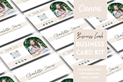 Coach Business Card Canva Template, a Business Card Template by Golden Horizons Studio (Thumbnail 1 of 10)