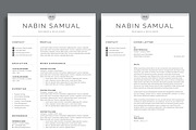 Modern Resume/CV Template, a Resume Template by Proper_media (Thumbnail 2 of 6)