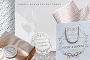 Vintage Vector Frames & Bows, a Decorative Illustration by EL_SUHOVA (Thumbnail 10 of 11)