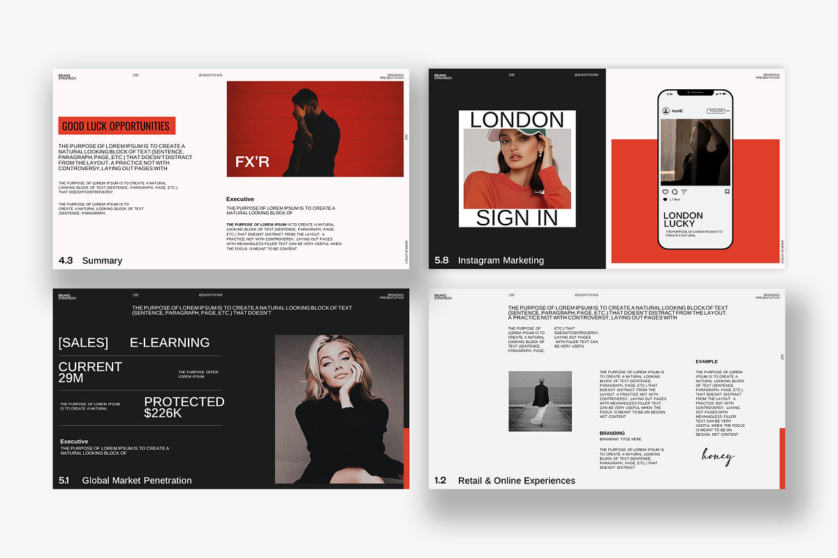 Brand Strategy Template, a Presentation Template by slidestock55 (Photo 9 of 16)