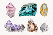 Crystalline. Crystals & Gemstones, an Illustration by Katya Zlobina (Thumbnail 4 of 17)