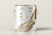 Paint Bucket Mock-up, a Product Mockup by zippypixelstudio (Thumbnail 8 of 12)