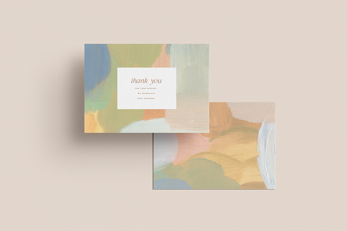 August Abstract Painted Backgrounds, a Texture Graphic by Basia Stryjecka (Photo 9 of 14)