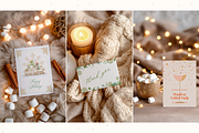 Christmas Card Mockup Bundle, a Product Mockup by Serenefeeling (Thumbnail 4 of 14)