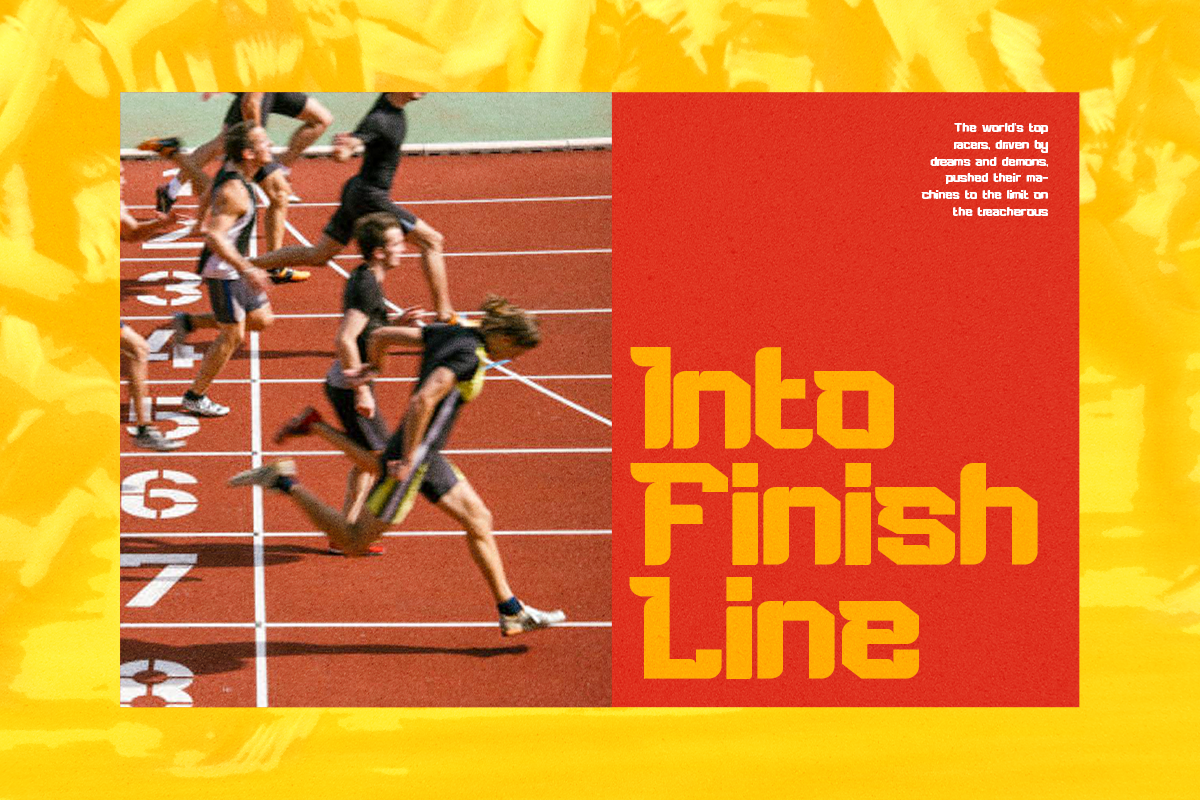 Speed Force - Sport Font, a Sans Serif Font by RagamKata (Photo 7 of 12)