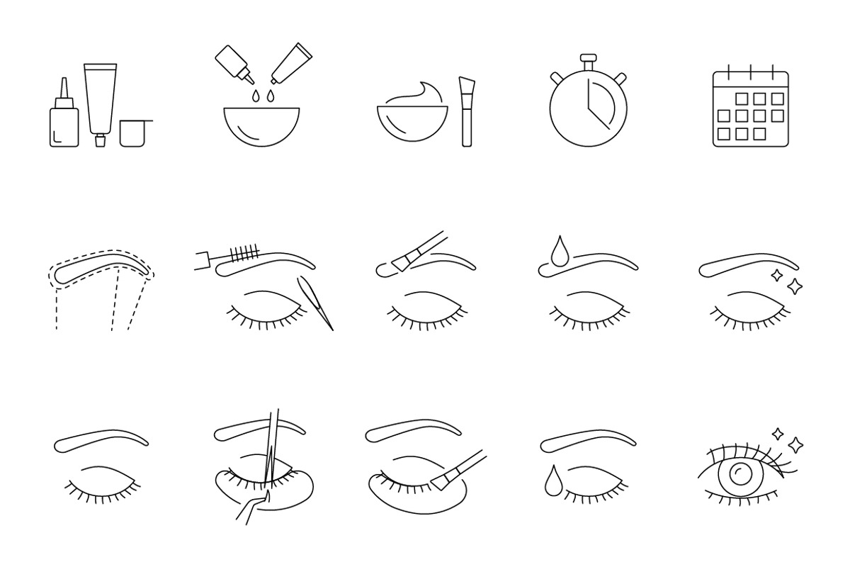 200+ Beauty icons, an Outline Icon by mayrum (Photo 3 of 14)