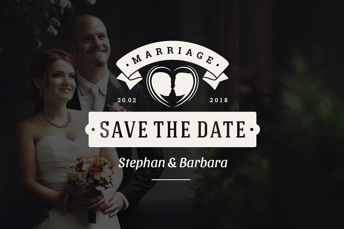 18 Wedding Logos and Badges, a Branding & Logo Template by Vasya Kobelev (Photo 13 of 14)