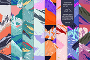 Mountains seamless vector set, a Pattern Graphic by PatternsBlooming (Thumbnail 1 of 11)