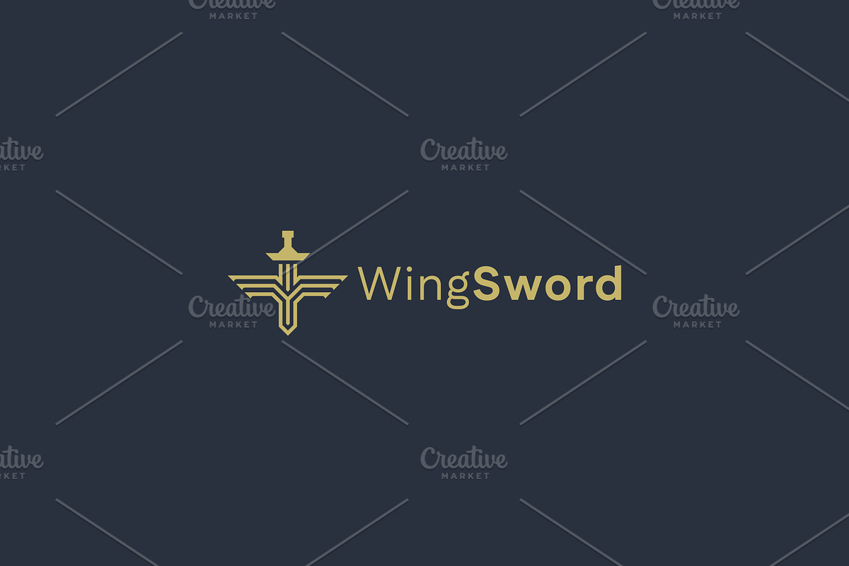 Wing Sword Logo Template, a Branding & Logo Template by Graplick (Photo 5 of 7)