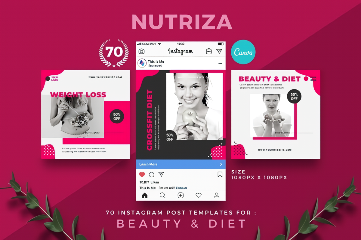 3000+ Instagram Post Templates, a Social Media Template by ResumeFabs (Photo 4 of 6)