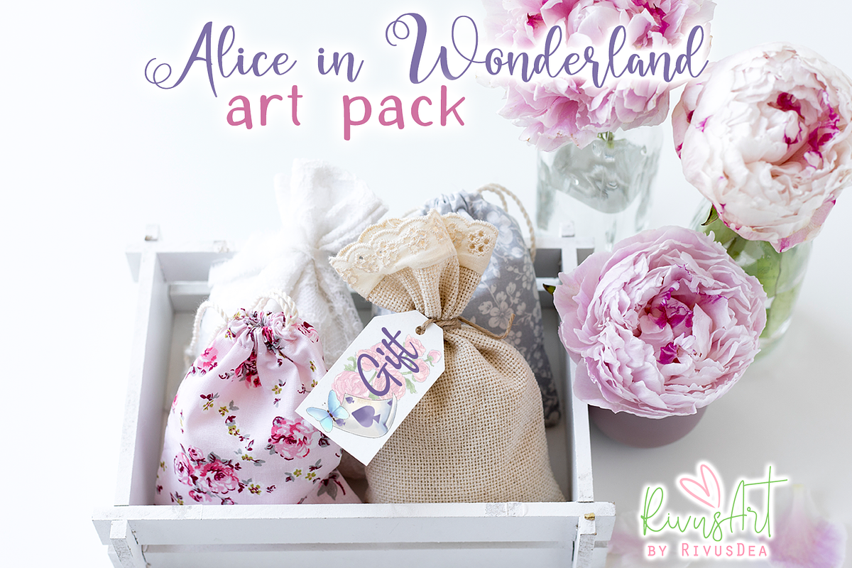 Alice in Wonderland PNG Clipart., a Food Illustration by RivusArt (Photo 5 of 8)