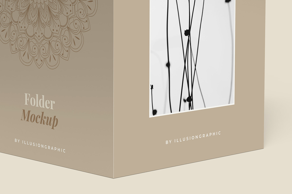 Folder Mockup - 12 Views, a Packaging Mockup by Illusiongraphic (Photo 24 of 28)