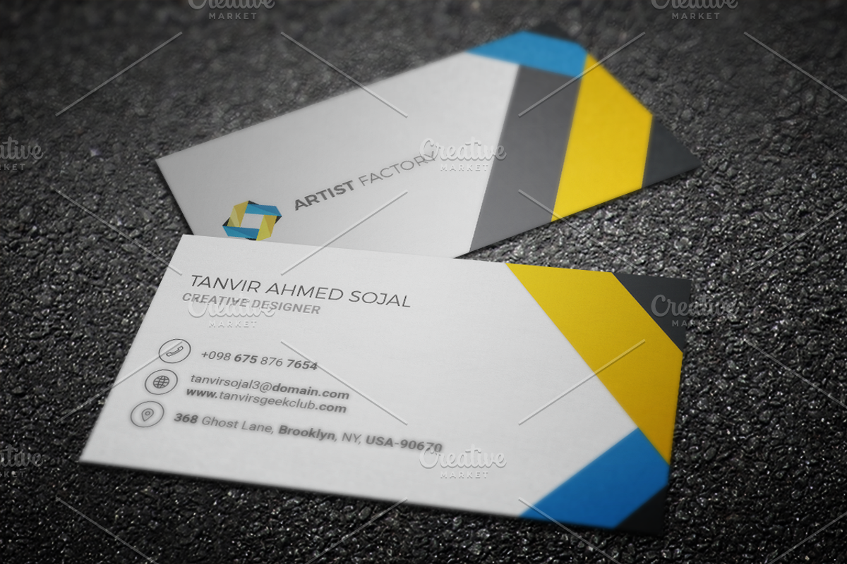 Creative Business Card Template, a Business Card Template by Jongli (Photo 3 of 4)
