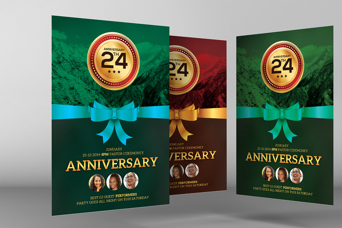Anniversary Invitation, a Flyer Template by graphicforest (Photo 2 of 3)