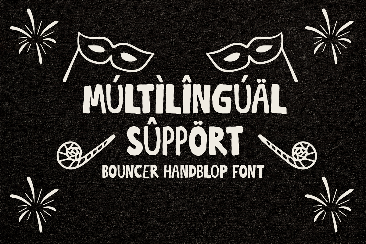 Bouncer Handblop, a Handwritten Font by Youngtype.Std (Photo 9 of 9)