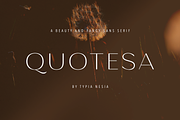 Quotesa Sans, a Sans Serif Font by Typia Nesia (Thumbnail 1 of 12)