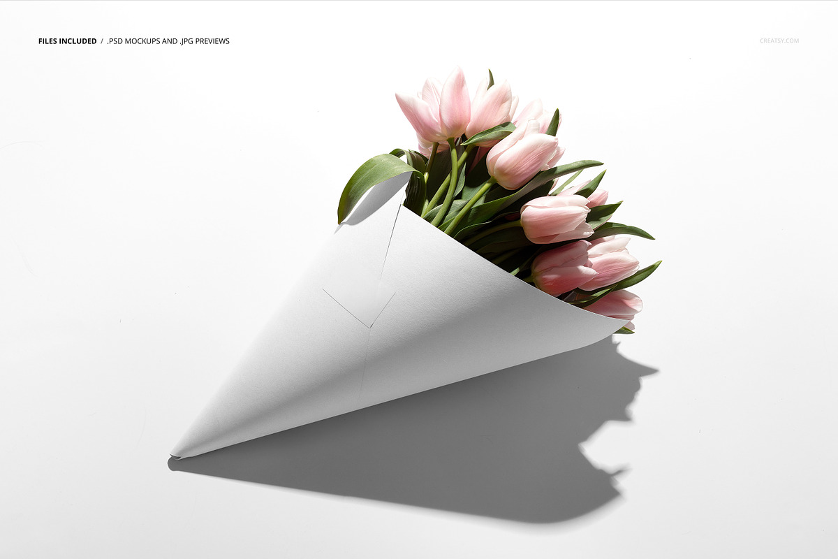 Flower Packaging Mockup, a Packaging Mockup by creatsy5 (Photo 2 of 4)