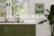 DAKOTA| Cottage Kitchen Mockup Set, a Household Mockup by SoleilHomeMockups (Thumbnail 8 of 12)