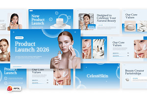 Skincare Product PowerPoint, a Presentation Template by Loin Studio