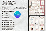 Dusty Rose Wedding Bundle, an Invitation Template by Lynn Reese Designs (Thumbnail 2 of 5)