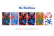 Retro Pop Flowers Seamless Pattern, a Pattern Graphic by Annie Tyndall Creative (Thumbnail 8 of 12)