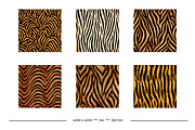 Tiger Print Retro Art Designs, a Pattern Graphic by karenfoleyphoto (Thumbnail 6 of 7)