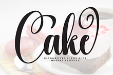 Cake | Script Font