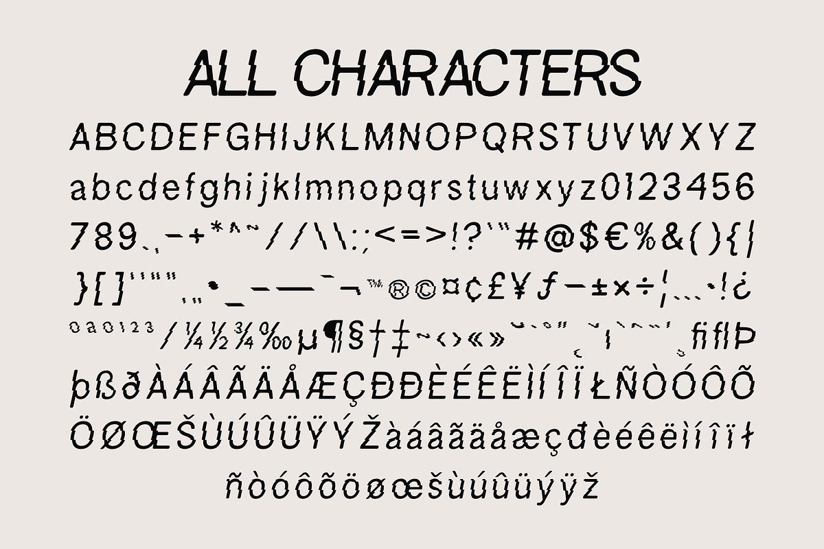 Galdien Rippled, a Sans Serif Font by Craft Supply Co. (Photo 8 of 8)