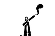 Skeleton Fingers Set, Cut Files, a Person Illustration by Watercolor_Vector Graphic (Thumbnail 7 of 16)