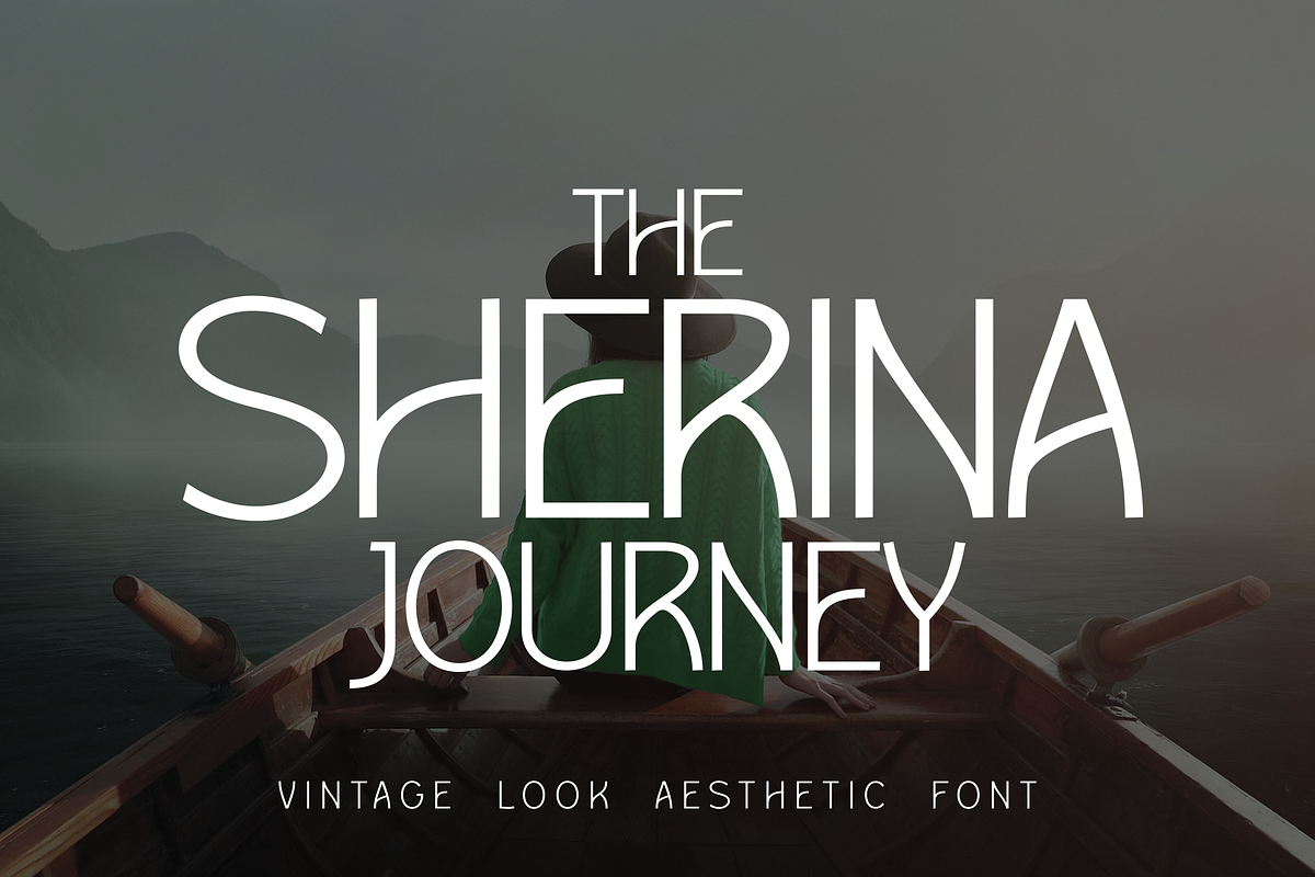 The Sherina Vintage Aesthetic Font, a Slab Serif Font by Monoletter Studio (Photo 4 of 4)