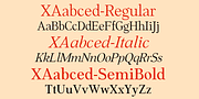 XAabced, a Serif Font by Ingrimayne Type (Thumbnail 7 of 9)