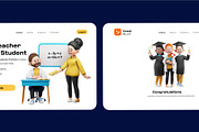 Teacher 3D Character Pack, a Characters & Person 3D Model by orenjidesign (Thumbnail 1 of 8)