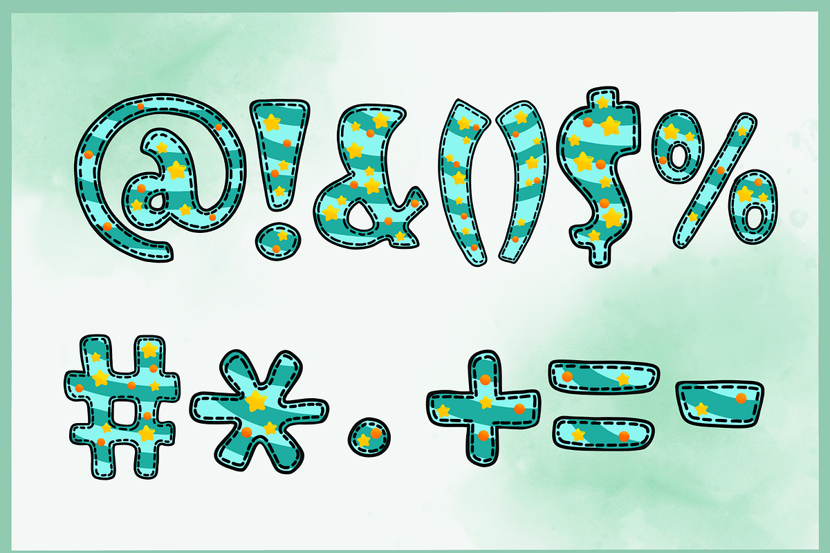 Doing -PNG fonts, a Symbol Font by It me digital art (Photo 6 of 6)