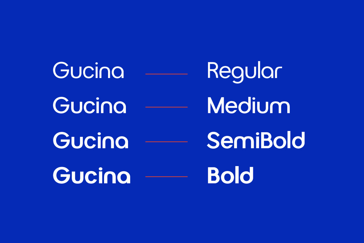 Gucina Geometric Font Family, a Sans Serif Font by Yukita Creative (Photo 4 of 11)