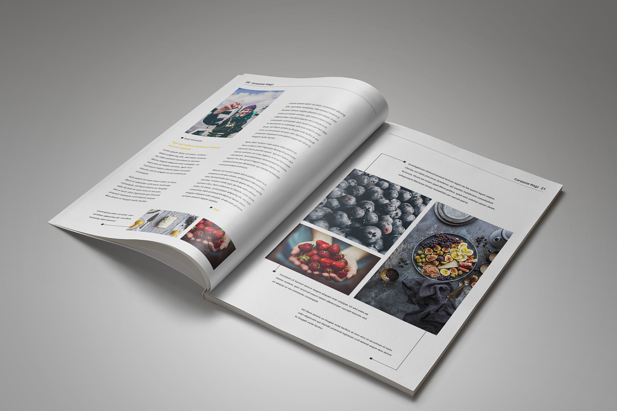 Corazone Magazine (2017 Edition), a Magazine Template by Bokuto (Photo 12 of 17)