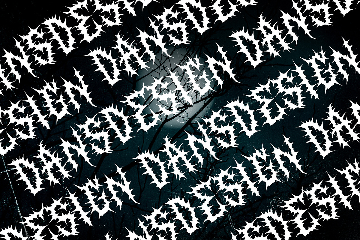 Anarcos Blackletter Metal Horror, a Blackletter Font by dansdesign (Photo 6 of 7)