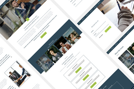Corporate Company Site + Login