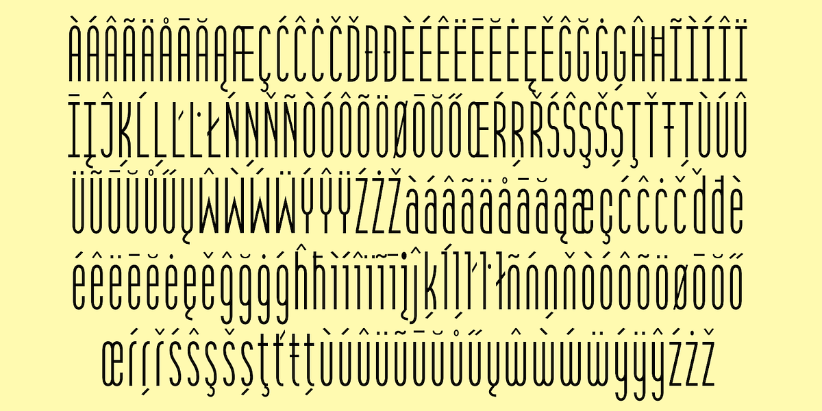 NarrowPath, a Sans Serif Font by Ingrimayne Type (Photo 8 of 8)