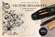 Ornament elements for decorate, a Decorative Illustration by Samira (Thumbnail 1 of 16)