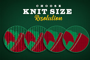 Christmas Sweater Knitted Effect #2, a Hoody Mockup by Graphicboom (Thumbnail 3 of 4)