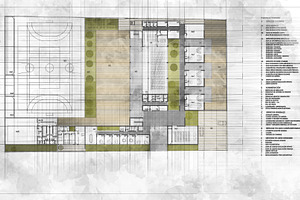 Modern architecture plan stock photo containing architecture and architect