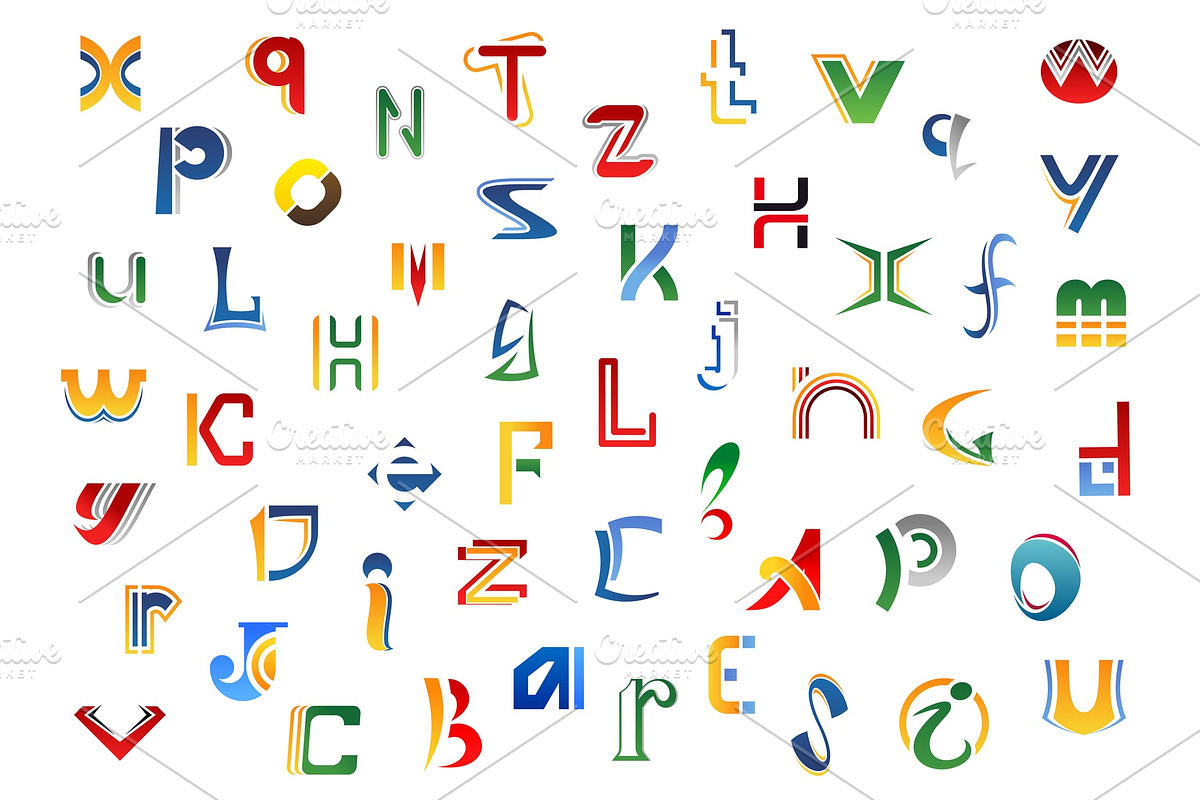 Abstract modern logo letters design, a Solid Icon by Vector Tradition (Photo 2 of 3)