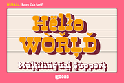 Muraba - Retro Slab Serif Font, a Slab Serif Font by Namela Studio (Thumbnail 5 of 9)