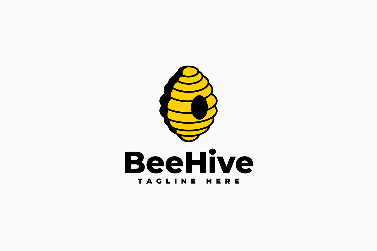 Bee Hive Logo, a Branding & Logo Template by Zeer Graphic (Photo 1 of 2)