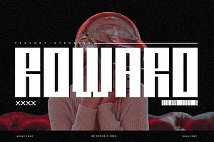 Rowaro - Heavy & Bold Display Font, a Sans Serif Font by QR Design Studio