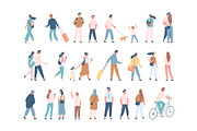 100+ People silhouette vector set, a Person Illustration by Vector_Art (Thumbnail 10 of 12)