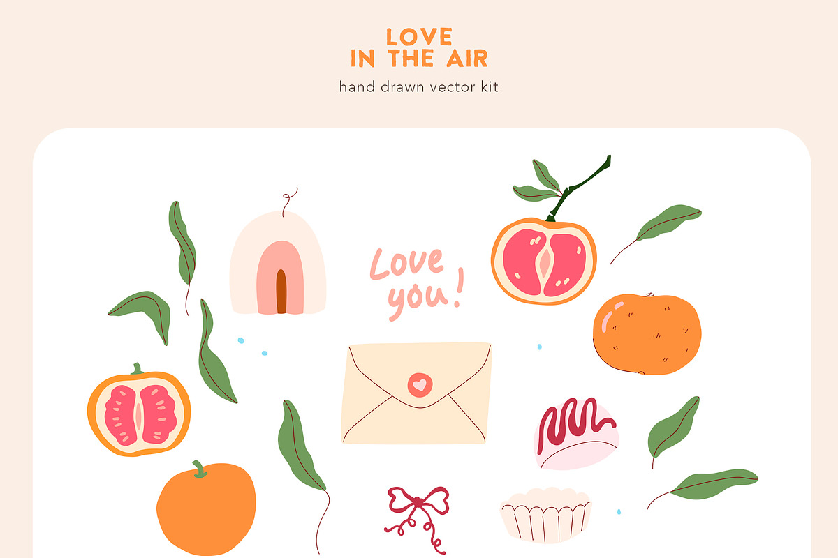 Love in the Air Romantic Vector Kit, a Person Illustration by Volha Studio (Photo 6 of 11)