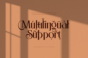 Gathell Typeface